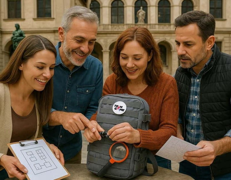 Outdoor Escape Game with puzzle backpack Augsburg: The Merchant's Seal - Discover Augsburg’s Hidden Secrets with the Outdoor Escape Game and Puzzle Backpack