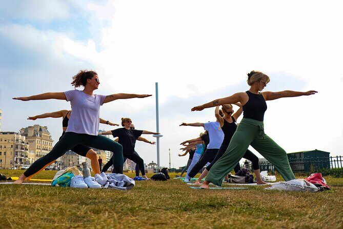 Outdoor Yoga Class at Brighton's Sea front - Brightening Your Day with Outdoor Yoga at Brighton’s Seafront