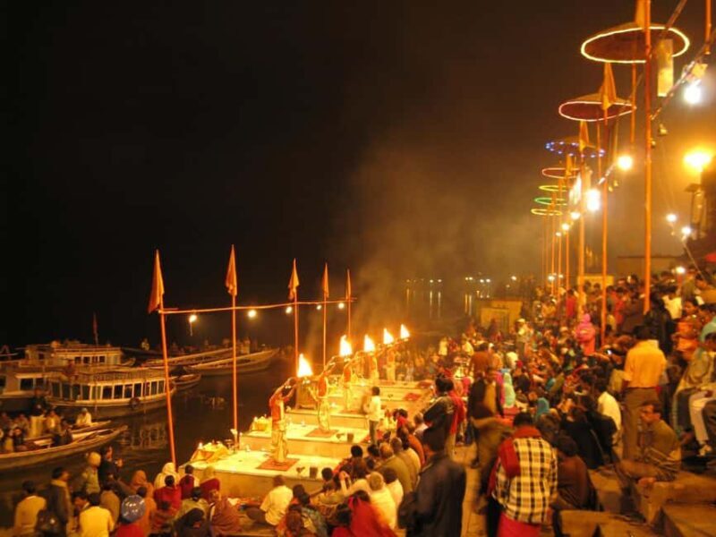 Overnight Varanasi Ganga Aarti, Boat-ride with Sarnath Tour - Key Points