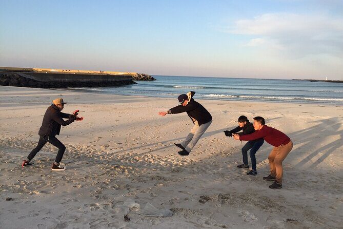 Package tour of All areas of Jeju Island-(East &South &West) - Jeongbang Waterfall: Water Meets the Sea