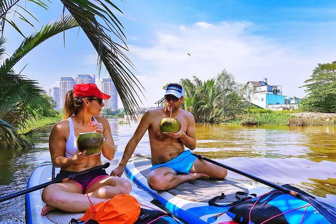 Paddling to explore the historic Vietnam War Rach Chiec jungle, - Experience the Rach Chiec Jungle and Saigon River by Paddleboard