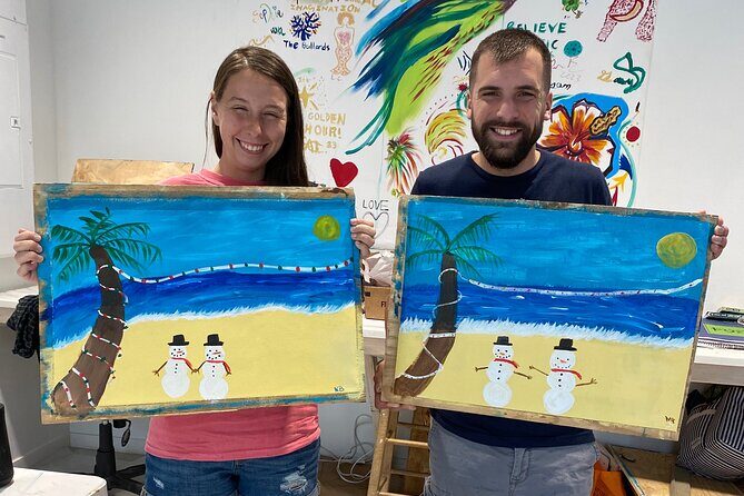 Paint and Sip at the Gallery and Wine Bar - A Creative Escape in Nassau: Paint and Sip at the Gallery and Wine Bar