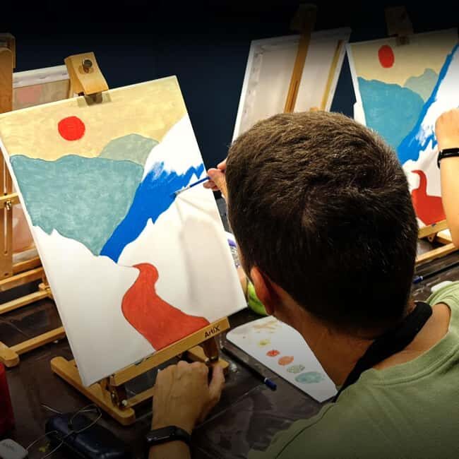 Paint & Wine in Barcelona: art, wine, and music in a unique atmosphere - A Detailed Look at the Paint & Wine Experience in Barcelona