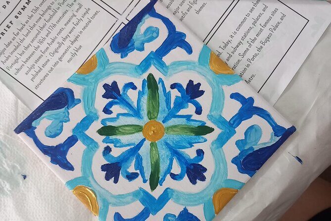 Painting of tiles & cocktails in Baixa do Porto - The Painting Experience: Fun, Simple, and Personal