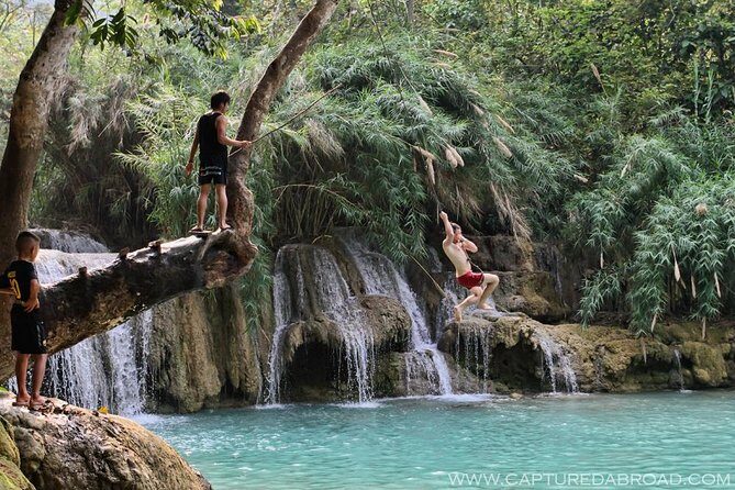Pak Ou Caves and Kuang Si Fall Day Tour - Transportation, Timing, and Group Size