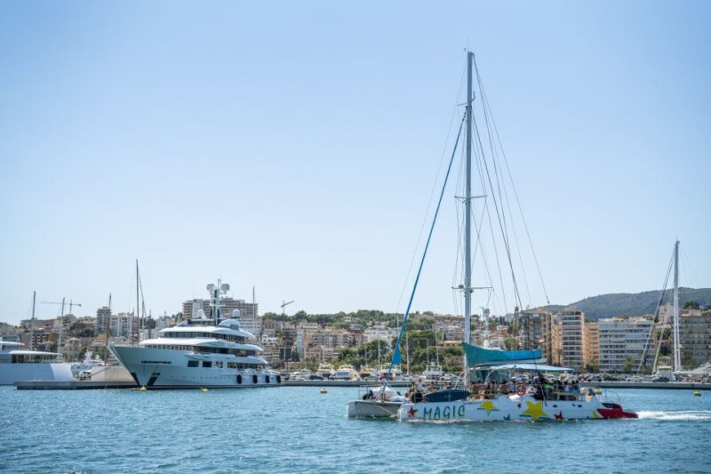Palma de Mallorca: 5-Hour Catamaran Cruise with Lunch & Swim - Palma de Mallorca: 5-Hour Catamaran Cruise with Lunch & Swim