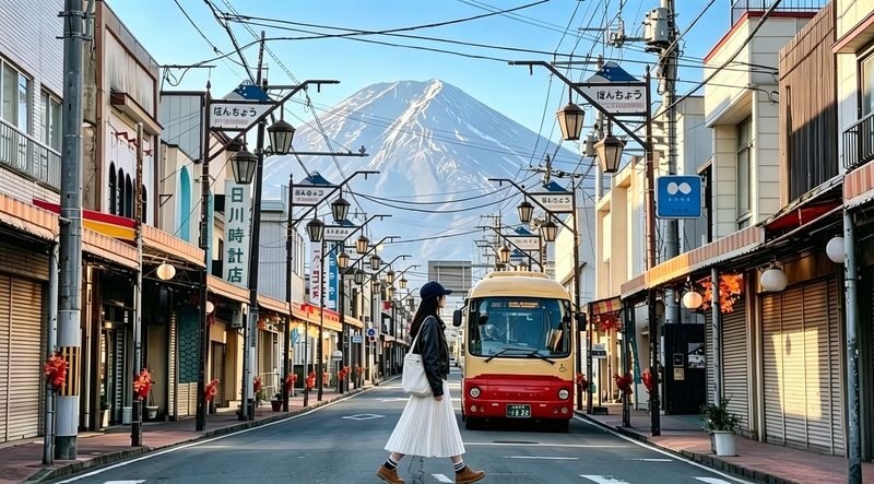 Panoramic Mt. Fuji Featured Experience Day Tour [Free Little Train Ticket] Little Train Experience + Kawaguchiko Ropeway/Cruise + Ladder Town + Nikawa Clock Shop + Internet Famous Convenience Store + Yamanakako Swan Feeding (Departing from Tokyo) - The little train from Shimoyoshida