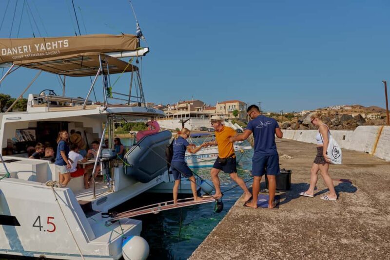 Panormo: Luxury Sunset Catamaran Cruise - Snacks & Prosecco - A Highlighted Sunset on Crete’s Coast: Luxury Catamaran Cruise from Panormo