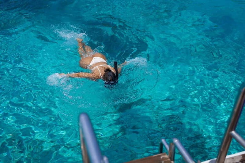 Paphos/Akamas: Blue Lagoon Bus & Boat Tour with Water Slide - The Shipwreck at Edro III