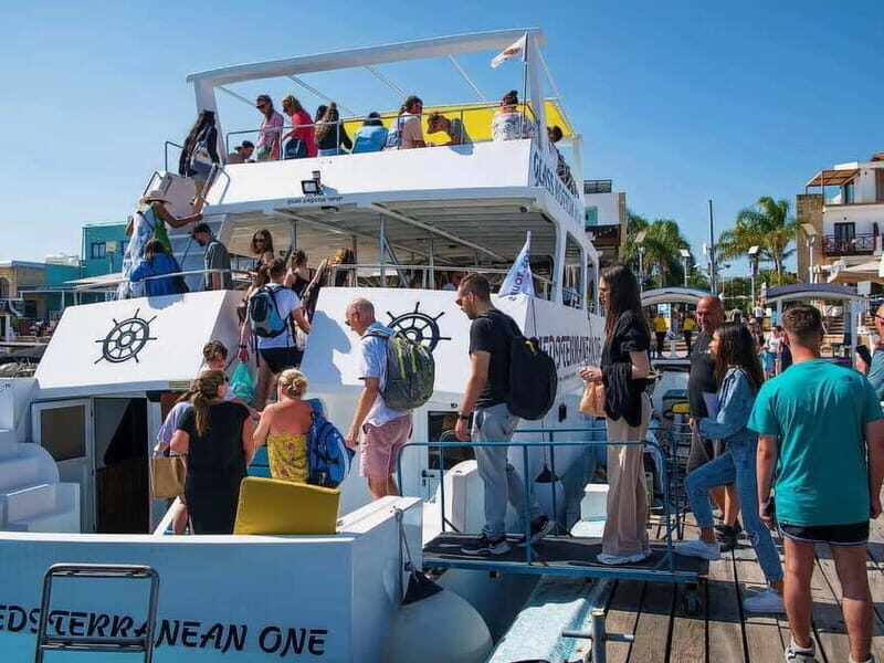 Paphos: Blue Lagoon Boat Cruise with Bus Transfer - Key Points