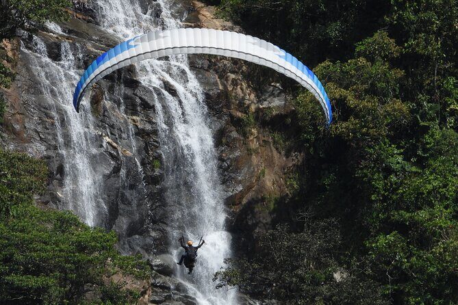 Paragliding and hammocks zipline over waterfalls private tour - FAQs