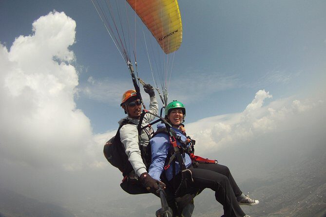 Paragliding at Sarangkot Pokhara - Paragliding at Sarangkot Pokhara: Soaring Over the Himalayas
