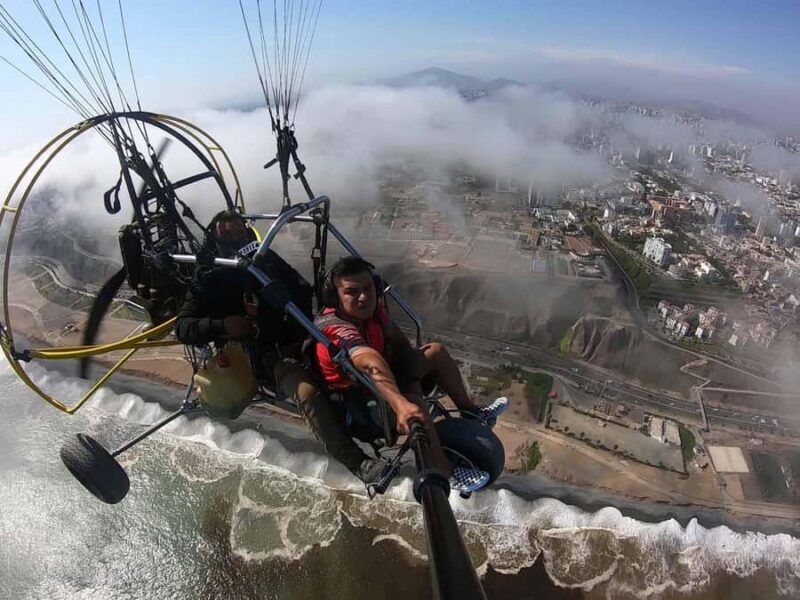 Paragliding flight with a private pilot in Costa Verde-Lima - Key Points