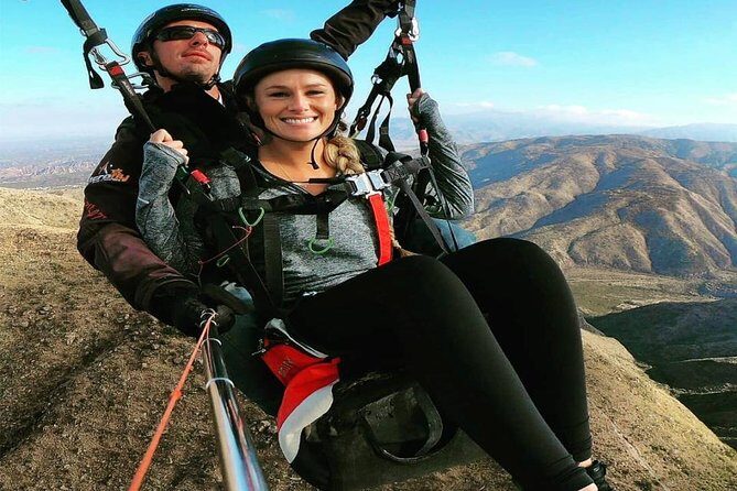 Paragliding free flight experience over the pre-range - Key Points