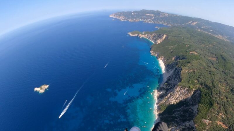 Paramotor Flight over Corfu's West Coast - An In-Depth Look at the Paramotor Experience