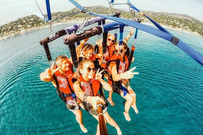 Parasailing flight two people, in Mandelieu-Cannes - Parasailing Flight Two People in Mandelieu-Cannes: An Aerial Adventure on the French Riviera