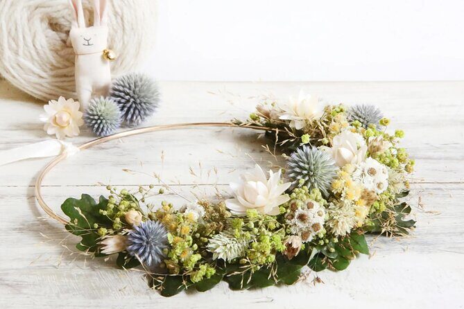 Paris 1e: Preserved Flower Wreath Workshop - An Authentic Parisian Floral Experience: Preserved Flower Wreath Workshop