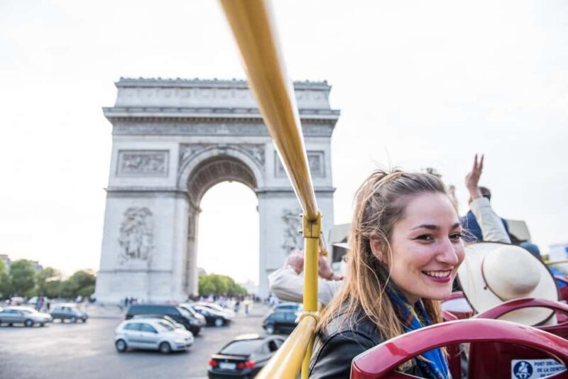 Paris: Arc de Triomphe Ticket & Big Bus Hop-on Hop-off Tour - The Scenic Seine River Cruise