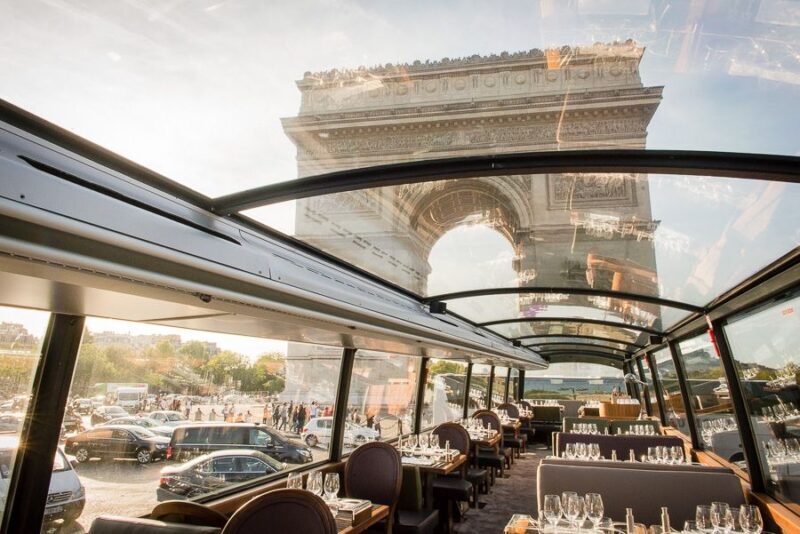 Paris: Bustronome Gourmet Lunch Tour on a Glass-Roof Bus - The Sum Up