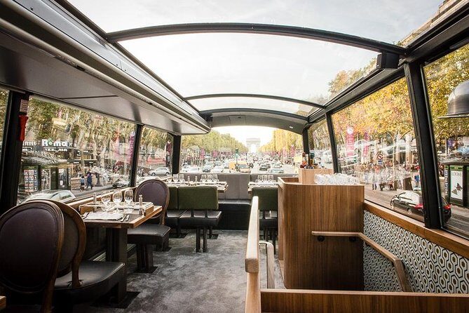 Paris Bustronome Gourmet Sightseeing Lunch on a Panoramic Bus - FAQ