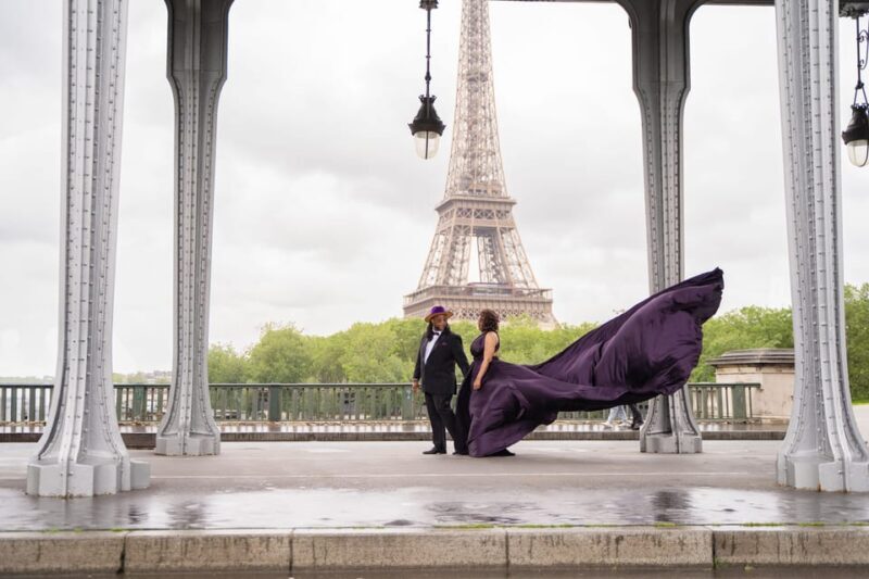 Paris: Eiffel Tower Flying-Dress Photoshoot jonadress - Who Will Love This Photoshoot?
