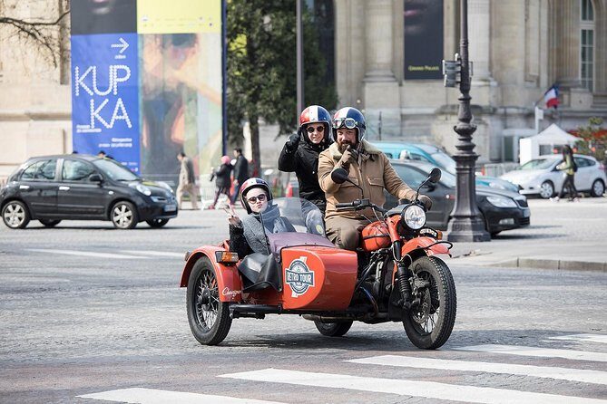Paris Highlights city tour on a vintage Sidecar Motorcycle - Experience the Charm of Paris on a Vintage Sidecar Motorcycle