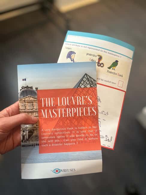 Paris Louvre : Private Treasure Hunt for Families or groups - The Challenges and Puzzles