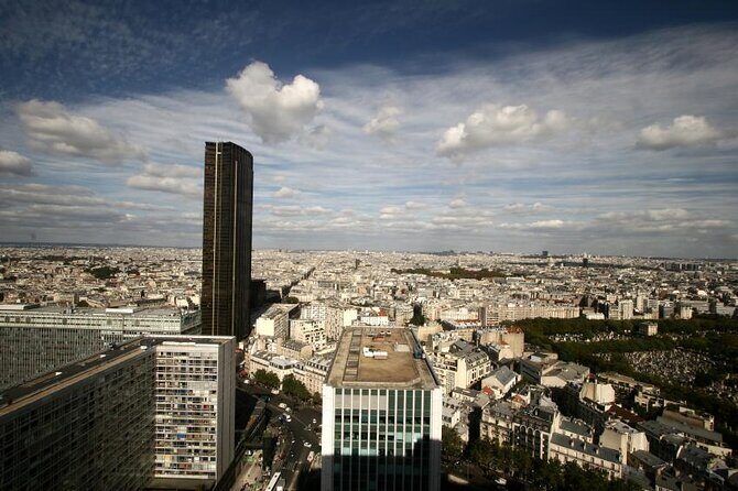 Paris Montparnasse Top of the City Observation Deck Entry Ticket - An Authentic View of Paris from the Montparnasse Tower