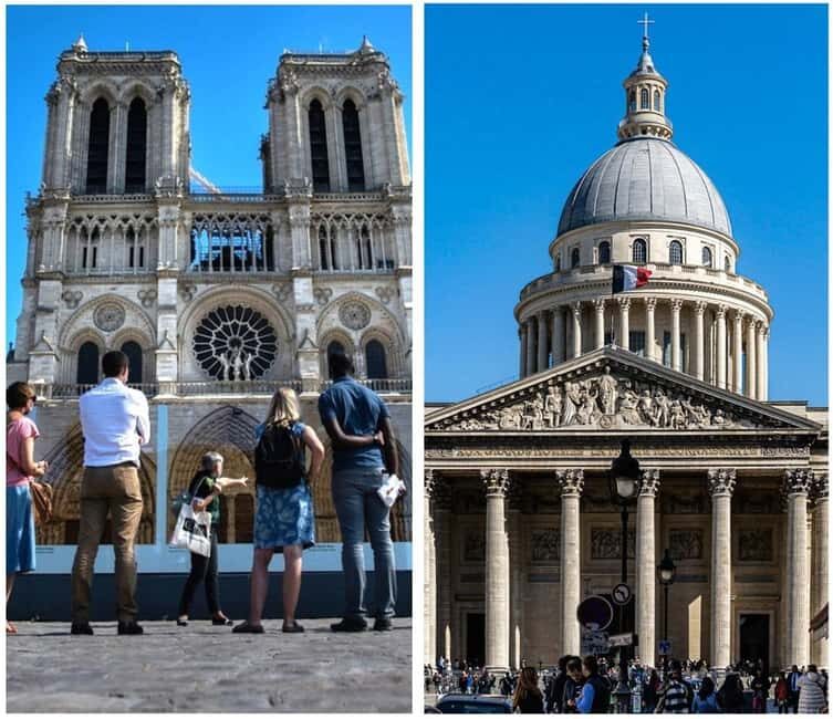 Paris: Notre Dame Exterior, Latin Quarter Tour and Pantheon - Key Points