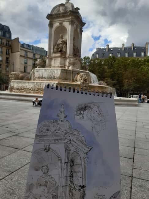 Paris: Plein Air Sketching Course, Drawing & Watercolor - Key Points