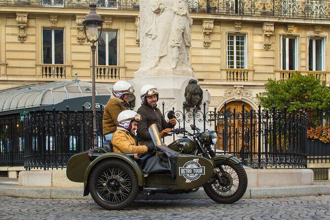 Paris Private Flexible Duration Guided Tour on a Vintage Sidecar - FAQ