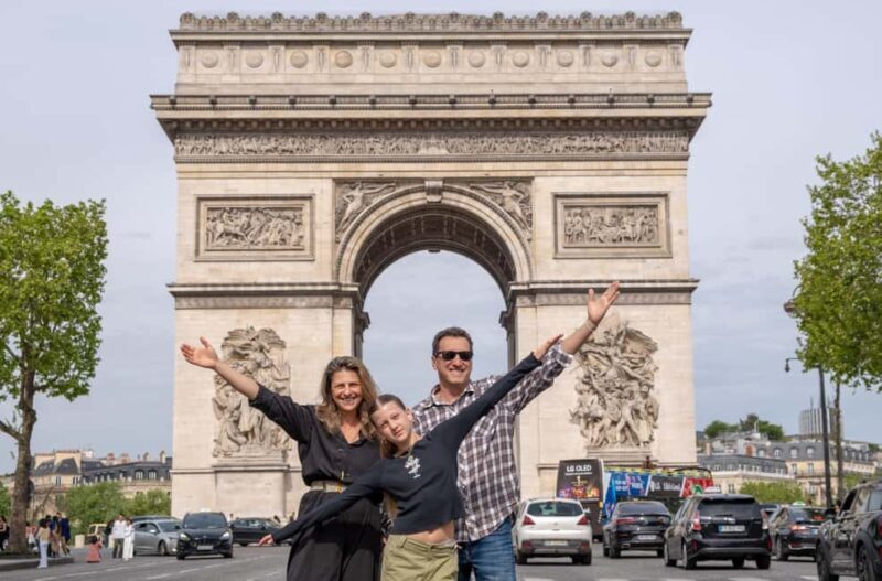 Paris: Professional Photoshoot at the Arc de Triomphe - The Itinerary in Detail