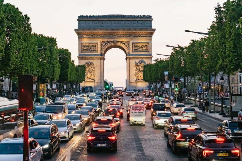 Paris: Tootbus Panoramic by Night Bus Tour with Audioguide - Key Points