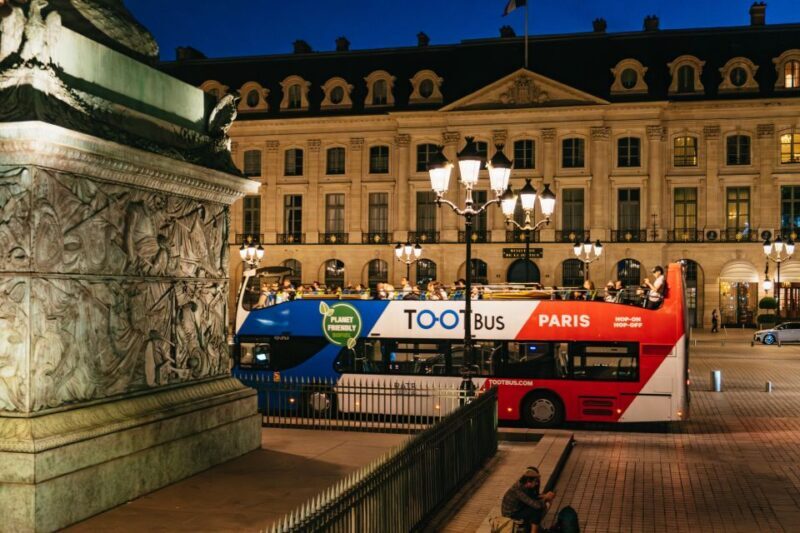 Paris: Tootbus Panoramic by Night Bus Tour with Audioguide - FAQs