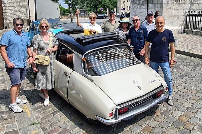 Paris TV Show Tour in a Open Top Vintage French Car Citroen DS - What You’ll See and Do