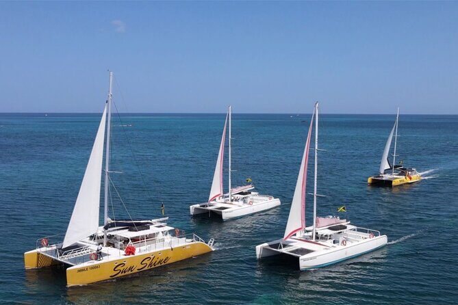 PARTY Catamaran Cruise with Snorkeling Rick's Cafe ADULTS ONLY - Key Points