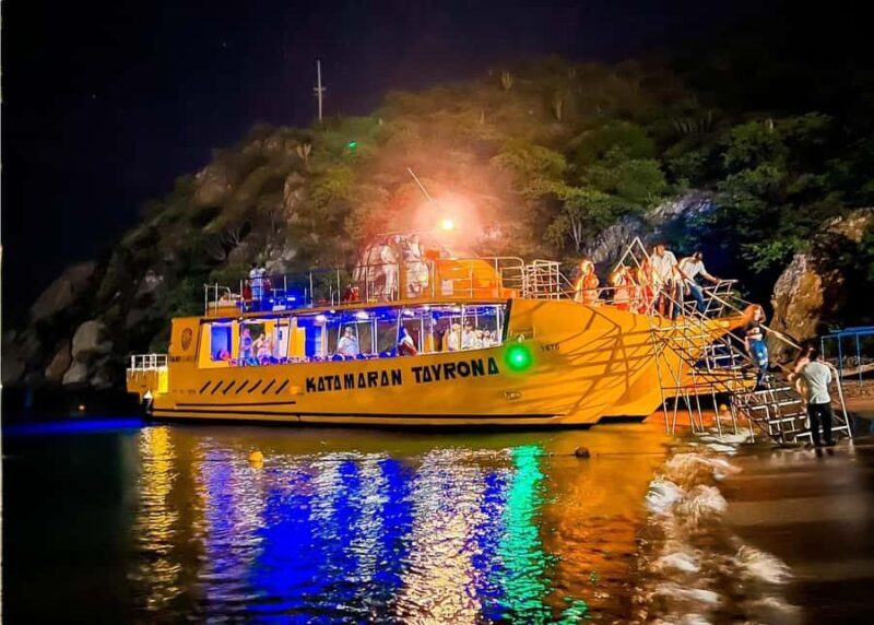 Party on a cruise through the Bay of Santa Marta with a DJ, music, and an open bar - Key Points