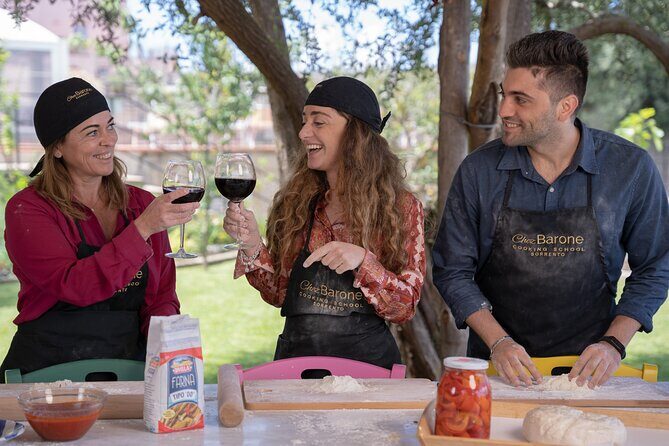 Pasta and Pizza Master Class with Pick Up in Sorrento - Frequently Asked Questions
