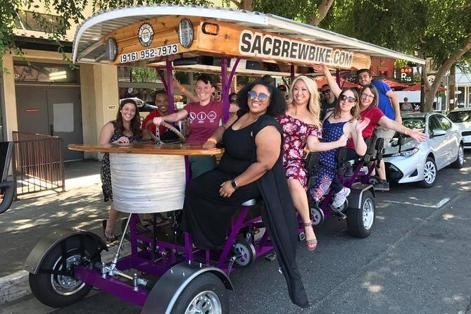 Pedal, Drink, and Bar hop through Sacramento on a 15 seat Beer Bike - Who Will Love This Tour?
