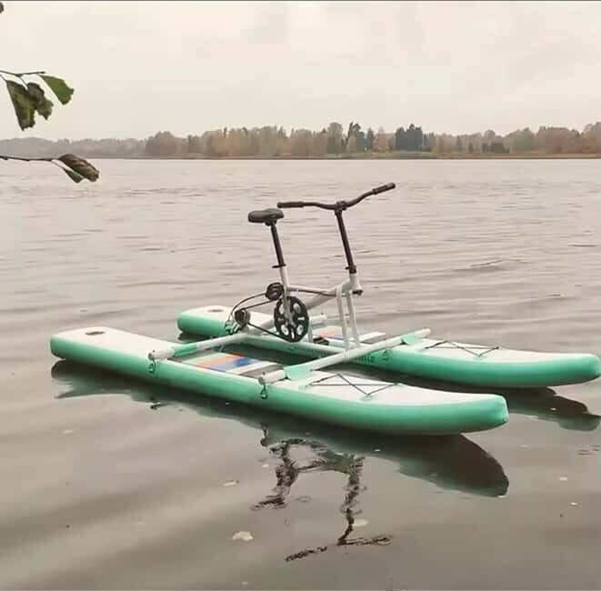 Pedal over the waters of the Os Peares reservoir! - More Than Just a Water Bike Ride