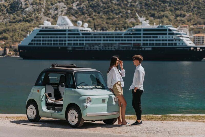 Perast: Guided Tour in a Fiat Topolino E-Car - A Deep Dive into the Experience