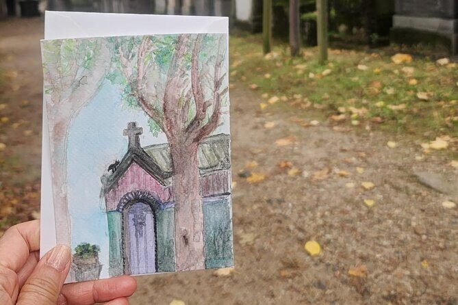 Père Lachaise Cemetery Art: Watercolor Postcard Workshop in Paris - A Creative Way to Experience Père Lachaise Cemetery in Paris