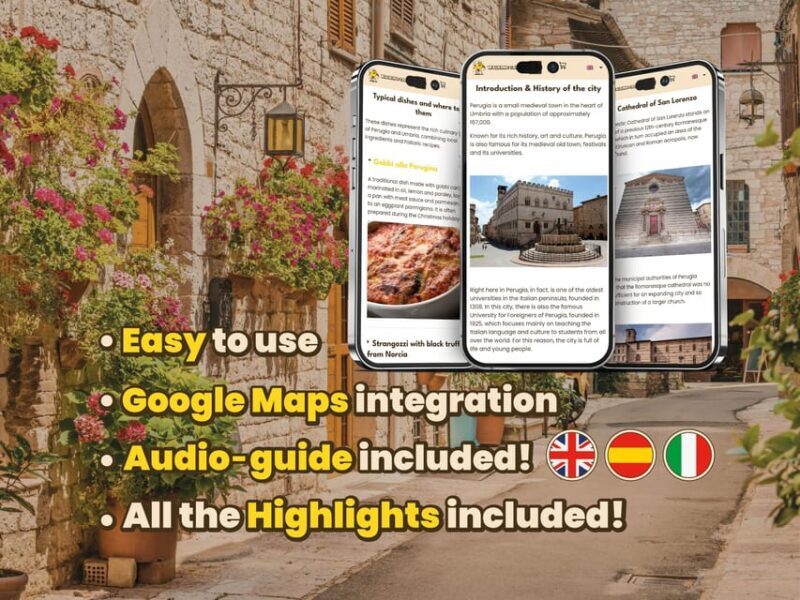 Perugia: Digital guide made with a Local for your tour - Key Points