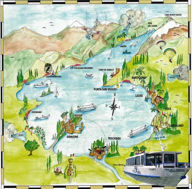 Peschiera - Sirmione - Peschiera: Sightseeing cruise tour - Key Points