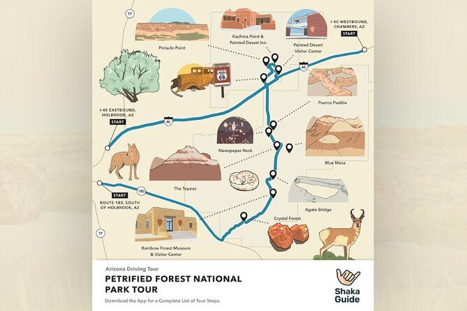 Petrified Forest National Park Self Guided Audio Driving Tour - Frequently Asked Questions