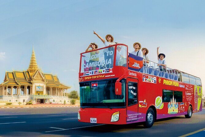 Phnom Penh Hop-on Hop-off Bus with Free Boat Cruise 1 Day Pass - Key Points