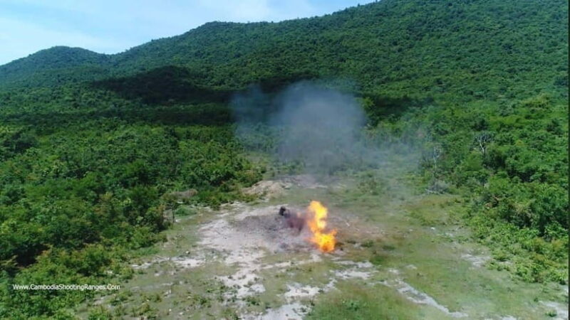 Phnom Penh Shooting Range Video Service with Hotel Pickup - Key Points