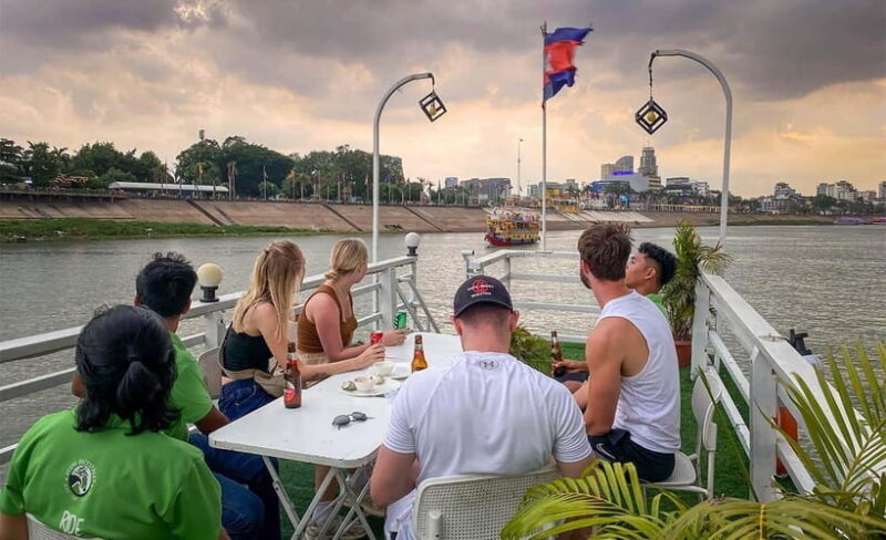 Phnom Penh Sunset Cruise & Evening City Tour Vespa Adventure - Key Points