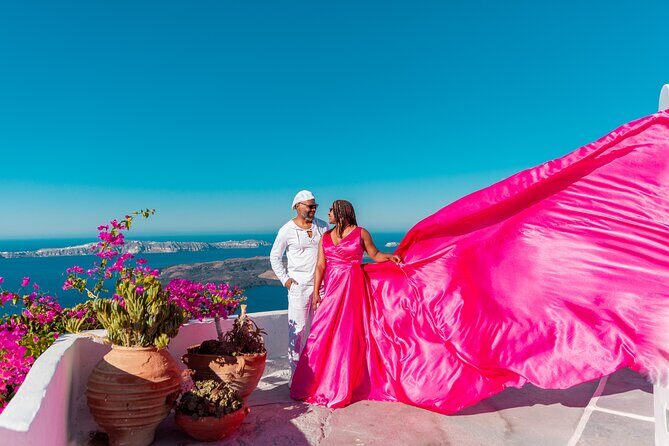 Photoshoot in Flying Dresses in Santorini - Authentic Reviews and Real Experiences