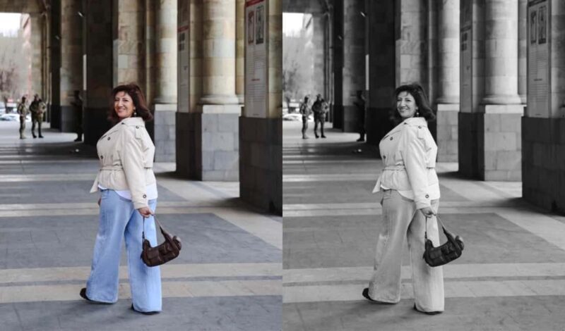 Photoshoot on the streets of Yerevan - Starting Point: Republic Square and the Iconic Aram Manukyan Statue